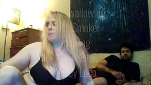 Cum Swallowing Cock Smoker starring Alexsis Sweet